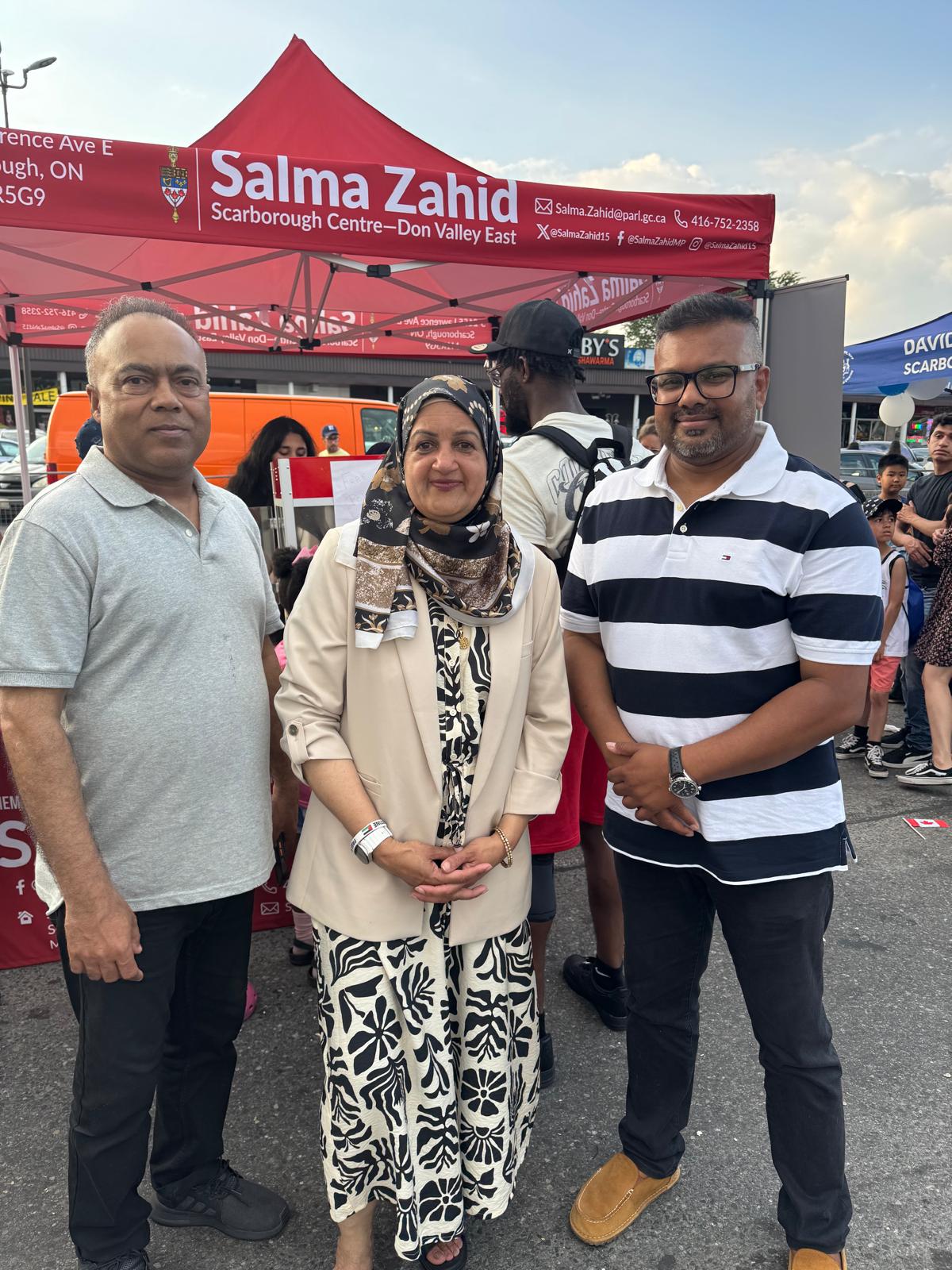 Hafiz with Salma Zahid